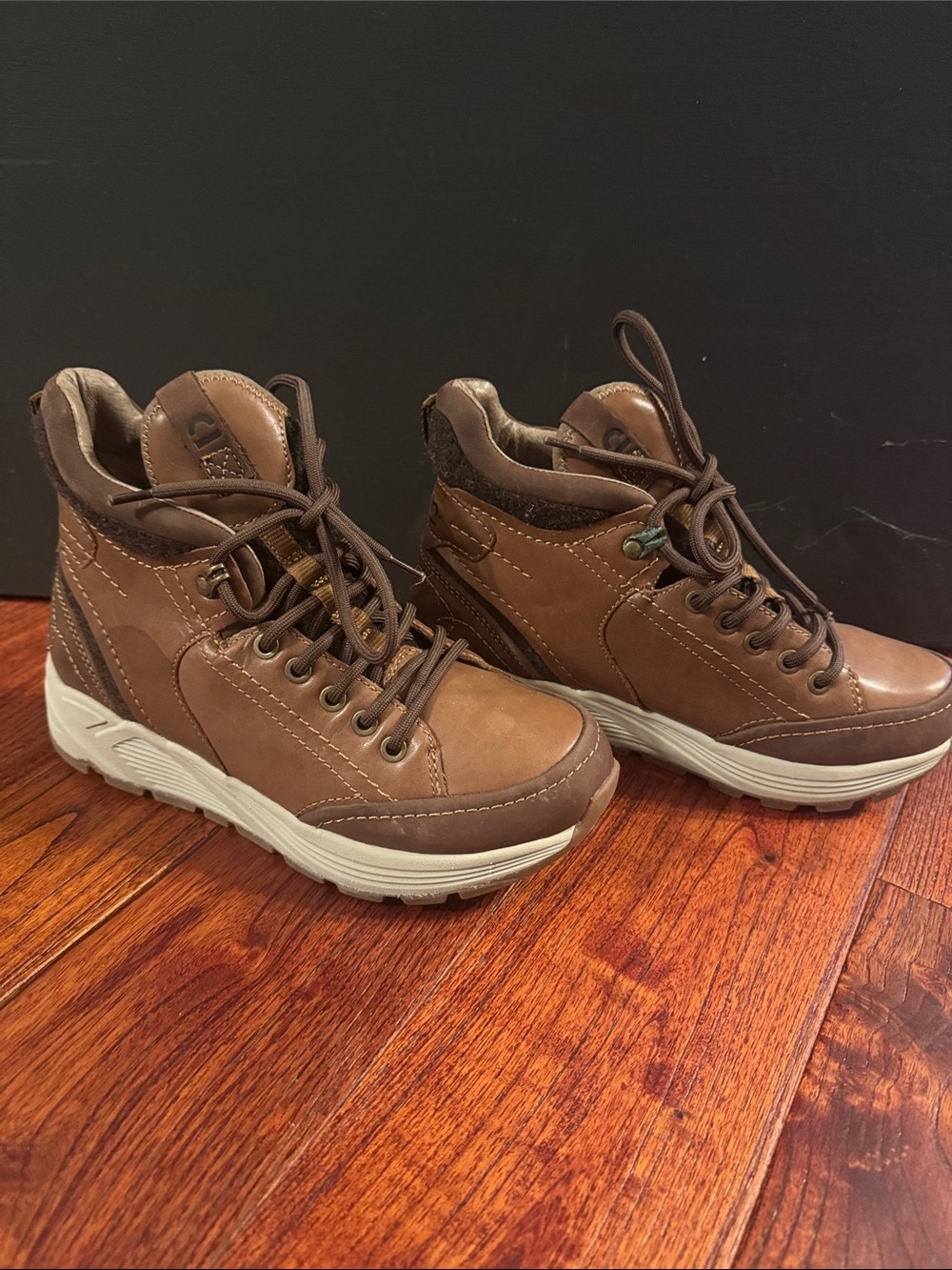 Earth Journey Vigor Brown waterproof leather outdoor boots 7M
